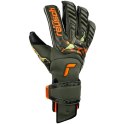 Reusch Rękawice bramkarskie Reusch Attrakt Duo Evolution AdaptiveFlex zielono-czarne 5370055 5555