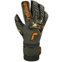 Reusch Rękawice bramkarskie Reusch Attrakt Gold X Evolution Cut czarno-pomarańczowe 5370064 5555