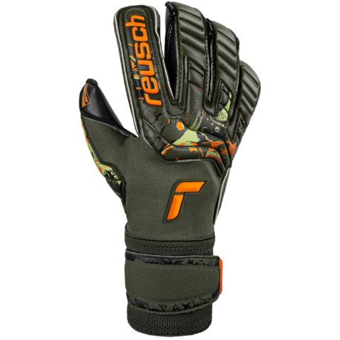 Reusch Rękawice bramkarskie Reusch Attrakt Gold X Evolution Cut czarno-pomarańczowe 5370064 5555 Reusch Rękawice bramkarskie Reusch Attrakt Gold X Evolution Cut czarno-pomarańczowe 5370064 5555