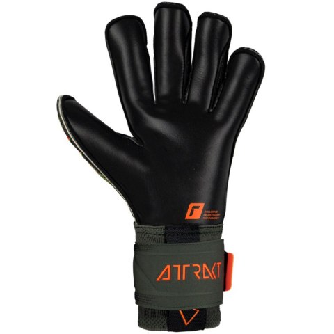 Reusch Rękawice bramkarskie Reusch Attrakt Gold X Evolution Cut czarno-pomarańczowe 5370064 5555 Reusch Rękawice bramkarskie Reusch Attrakt Gold X Evolution Cut czarno-pomarańczowe 5370064 5555