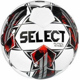 Select Piłka nożna Select Futsal Samba FIFA Basic v22 biało-czerwono-srebrna 17621