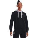 Under Armour Bluza damska Under Armour Rival Fleece CB Hoodie czarna 1373031 001