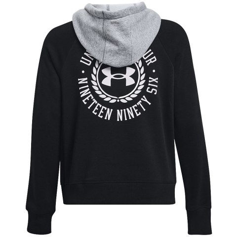Under Armour Bluza damska Under Armour Rival Fleece CB Hoodie czarna 1373031 001 Under Armour Bluza damska Under Armour Rival Fleece CB Hoodie czarna 1373031 001