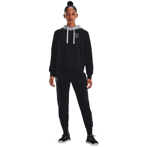 Under Armour Bluza damska Under Armour Rival Fleece CB Hoodie czarna 1373031 001 Under Armour Bluza damska Under Armour Rival Fleece CB Hoodie czarna 1373031 001