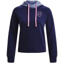 Under Armour Bluza damska Under Armour Rival Fleece CB Hoodie granatowa 1373031 410