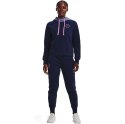 Under Armour Bluza damska Under Armour Rival Fleece CB Hoodie granatowa 1373031 410