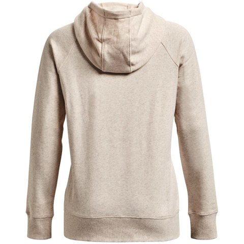 Under Armour Bluza damska Under Armour Rival Fleece HB Hoodie beżowa 1356317 783 Under Armour Bluza damska Under Armour Rival Fleece HB Hoodie beżowa 1356317 783