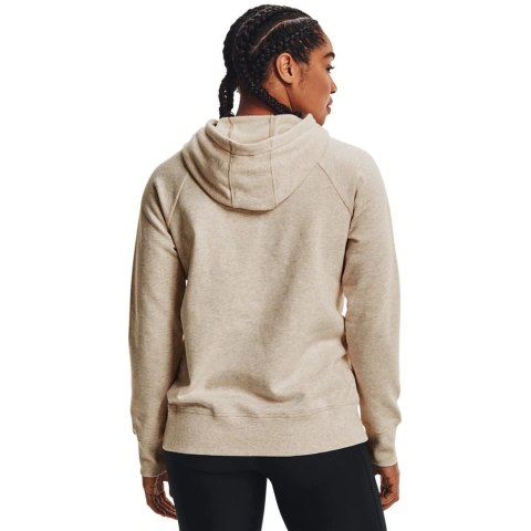 Under Armour Bluza damska Under Armour Rival Fleece HB Hoodie beżowa 1356317 783 Under Armour Bluza damska Under Armour Rival Fleece HB Hoodie beżowa 1356317 783