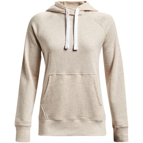 Under Armour Bluza damska Under Armour Rival Fleece HB Hoodie beżowa 1356317 783 Under Armour Bluza damska Under Armour Rival Fleece HB Hoodie beżowa 1356317 783