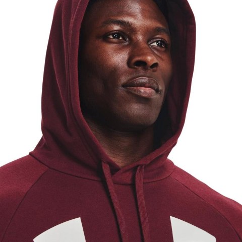 Under Armour Bluza męska Under Armour Rival Fleece Big Logo HD bordowa 1357093 690 Under Armour Bluza męska Under Armour Rival Fleece Big Logo HD bordowa 1357093 690