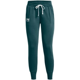 Under Armour Spodnie damskie Under Armour Rival Fleece Joggers zielone 1356416 716