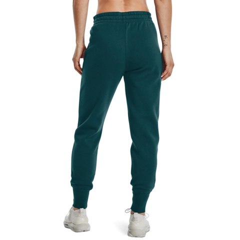 Under Armour Spodnie damskie Under Armour Rival Fleece Joggers zielone 1356416 716 Under Armour Spodnie damskie Under Armour Rival Fleece Joggers zielone 1356416 716