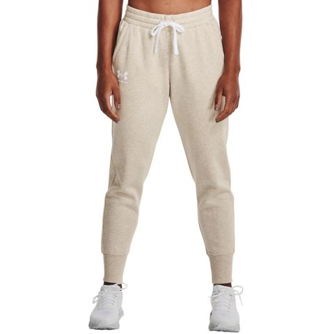 Under Armour Spodnie damskie Under Armour Rival Fleece kremowe 1356416 783 Under Armour Spodnie damskie Under Armour Rival Fleece kremowe 1356416 783