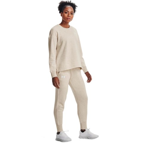 Under Armour Spodnie damskie Under Armour Rival Fleece kremowe 1356416 783 Under Armour Spodnie damskie Under Armour Rival Fleece kremowe 1356416 783