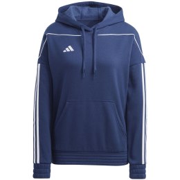 Adidas Bluza damska adidas Tiro 23 League Sweat Hoodie granatowo-biała HS3602