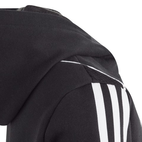 Adidas Bluza dla dzieci adidas Tiro 23 League Sweat Hoodie czarno-biała HS3606 Adidas Bluza dla dzieci adidas Tiro 23 League Sweat Hoodie czarno-biała HS3606