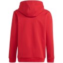 Adidas Bluza dla dzieci adidas Tiro 23 League Sweat Hoodie czerwono-biała HS3607