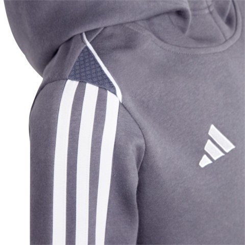 Adidas Bluza dla dzieci adidas Tiro 23 League Sweat Hoodie szara HZ3016 Adidas Bluza dla dzieci adidas Tiro 23 League Sweat Hoodie szara HZ3016