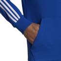 Adidas Bluza męska adidas Essentials 3-Stripes Hoodie niebieska HL2228