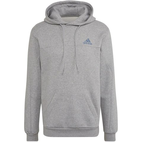 Adidas Bluza męska adidas Stadium Fleece Badge of Sport Hoodie szara HC5869