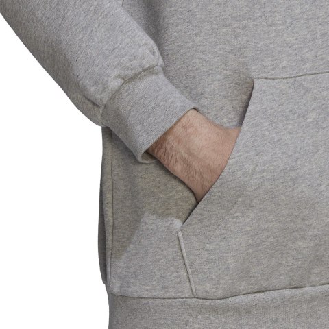 Adidas Bluza męska adidas Stadium Fleece Badge of Sport Hoodie szara HC5869 Adidas Bluza męska adidas Stadium Fleece Badge of Sport Hoodie szara HC5869