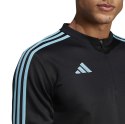 Adidas Bluza męska adidas Tiro 23 Club Training Top czarno-błękitna IC1580