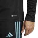 Adidas Bluza męska adidas Tiro 23 Club Training Top czarno-błękitna IC1580