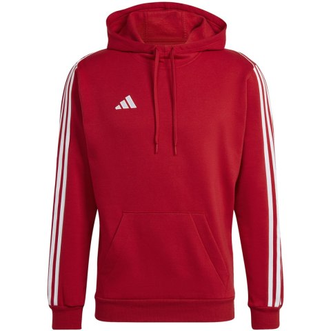 Adidas Bluza męska adidas Tiro 23 League Sweat Hoodie czerwono-biała HS3600