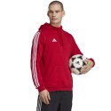 Adidas Bluza męska adidas Tiro 23 League Sweat Hoodie czerwono-biała HS3600