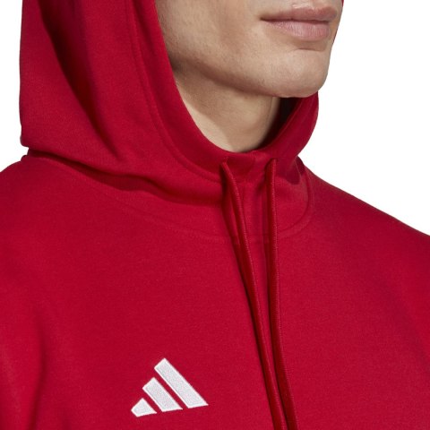 Adidas Bluza męska adidas Tiro 23 League Sweat Hoodie czerwono-biała HS3600 Adidas Bluza męska adidas Tiro 23 League Sweat Hoodie czerwono-biała HS3600