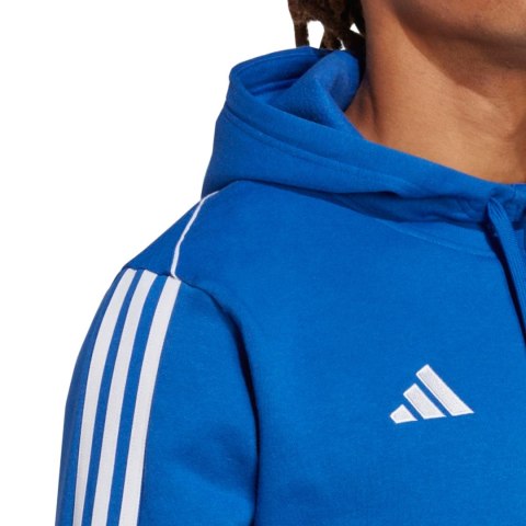 Adidas Bluza męska adidas Tiro 23 League Sweat Hoodie niebieska IC7858 Adidas Bluza męska adidas Tiro 23 League Sweat Hoodie niebieska IC7858