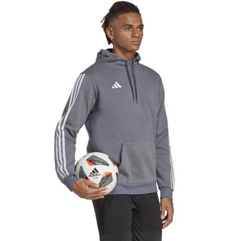 Adidas Bluza męska adidas Tiro 23 League Sweat Hoodie szara HZ3021 Adidas Bluza męska adidas Tiro 23 League Sweat Hoodie szara HZ3021