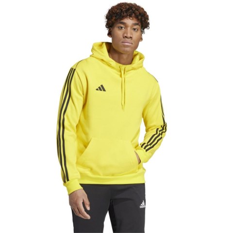 Adidas Bluza męska adidas Tiro 23 League Sweat Hoodie żółta IC7850 Adidas Bluza męska adidas Tiro 23 League Sweat Hoodie żółta IC7850