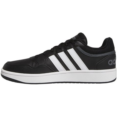 Adidas Buty męskie adidas Hoops 3.0 Low Classic Vintage czarne GY5432 Adidas Buty męskie adidas Hoops 3.0 Low Classic Vintage czarne GY5432
