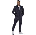 Adidas Dres męski adidas Satin French Terry Track Suit granatowy HI5396