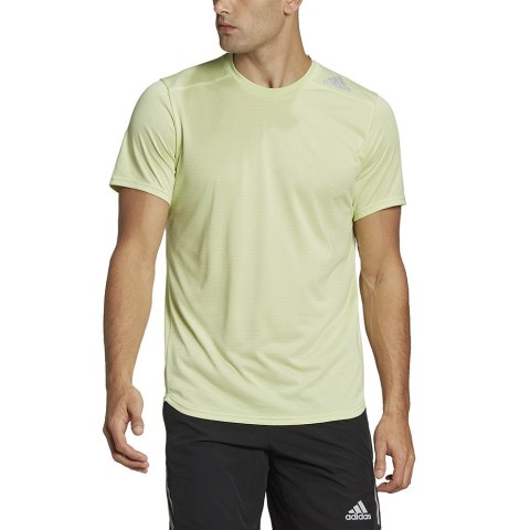 Adidas Koszulka męska adidas Designed 4 Running zielona HC9829 Adidas Koszulka męska adidas Designed 4 Running zielona HC9829