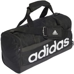 Adidas Torba adidas Essentials Linear Duffel Extra Small czarno-biała HT4744