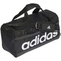 Adidas Torba adidas Essentials Linear Duffel Medium czarno-biała HT4743