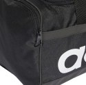 Adidas Torba adidas Essentials Linear Duffel Medium czarno-biała HT4743