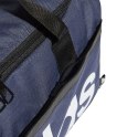 Adidas Torba adidas Essentials Linear Duffel Small granatowo-biała HR5353