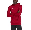 Adidas teamwear Bluza męska adidas Tiro 23 Competition Hoodie czerwona HK8055