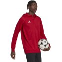 Adidas teamwear Bluza męska adidas Tiro 23 Competition Hoodie czerwona HK8055