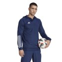 Adidas teamwear Bluza męska adidas Tiro 23 Competition Hoodie granatowa HK8056