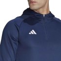 Adidas teamwear Bluza męska adidas Tiro 23 Competition Hoodie granatowa HK8056