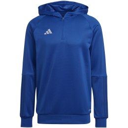 Adidas teamwear Bluza męska adidas Tiro 23 Competition Hoodie niebieska HU1349