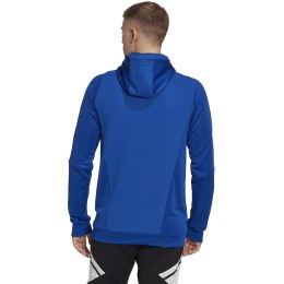 Adidas teamwear Bluza męska adidas Tiro 23 Competition Hoodie niebieska HU1349