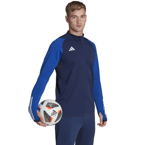 Adidas teamwear Bluza męska adidas Tiro 23 Competition Training Top granatowo-niebieska HK7645 Adidas teamwear Bluza męska adidas Tiro 23 Competition Training Top granatowo-niebieska HK7645