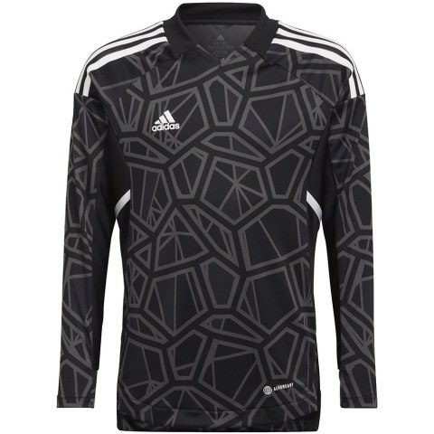 Adidas teamwear Koszulka bramkarska dla dzieci adidas Condivo 22 Long Sleeve Jersey czarna HB1643