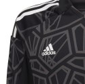 Adidas teamwear Koszulka bramkarska dla dzieci adidas Condivo 22 Long Sleeve Jersey czarna HB1643