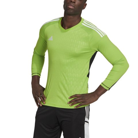 Adidas teamwear Koszulka bramkarska męska adidas Tiro 23 Competition Long Sleeve Goalkeeper Jersey zielona HK7693 Adidas teamwear Koszulka bramkarska męska adidas Tiro 23 Competition Long Sleeve Goalkeeper Jersey zielona HK7693